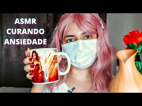 ASMR - PSICÓLOGA CUIDANDO DE VOCÊ NA CRISE DE ANSIEDADE/PÂNICO