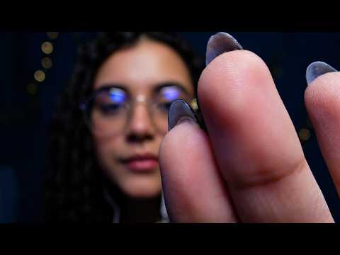 ASMR TOQUE NA TELA COM SONS DE BOCA