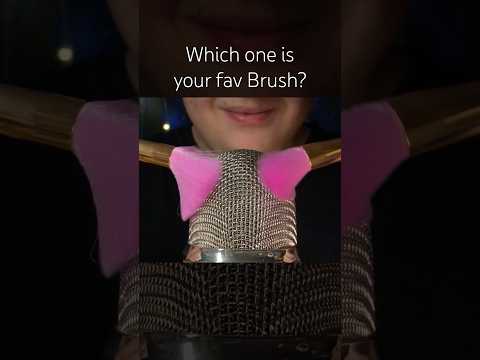 Which Brush is your fav? #asmr