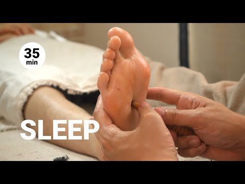 寝る足つぼ | ちょいゴリ初めての足つぼ建築学生 [右足] | 肩こり | 20代男性