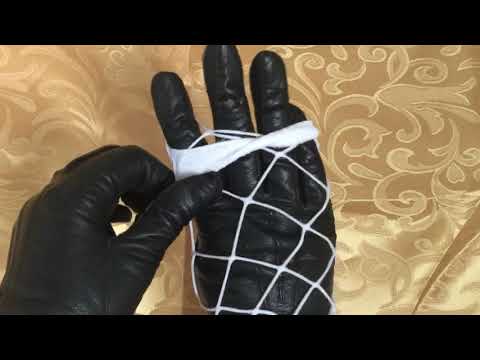 LEATHER GLOVES ✋  WITH NET GLOVES 👉👉 LAYERING 👈 👈 [[ASMR]]