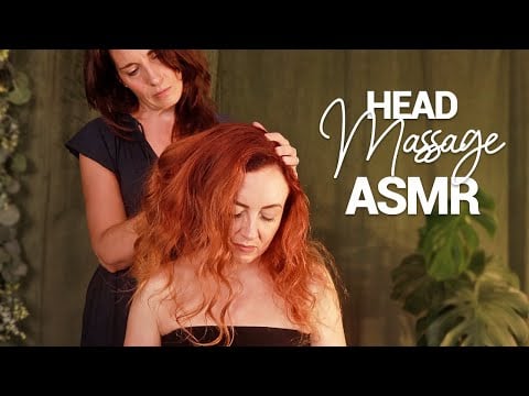 ASMR Head Massage & Meditation 🌧️ Gentle Rain Sounds for Sleep & Deep Relaxation