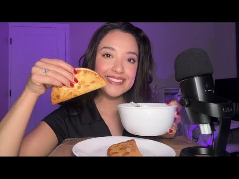 ASMR | Soup & potato tacos 🤎🥔 | Sopa y tacos de papa