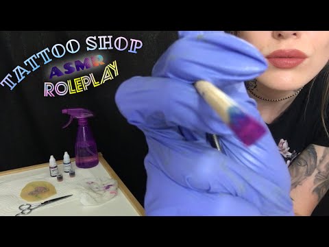 ASMR TATTOO SHOP ROLEPLAY