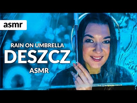 ASMR WODNE WYZWALACZE na sen RAIN ON UMBRELLA