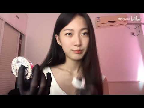 Wearing black gloves for your makeup and accessories