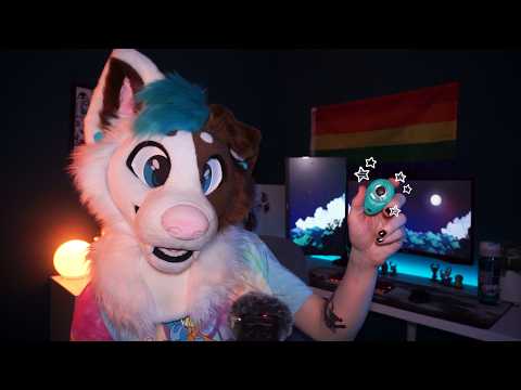 [Furry ASMR] Good puppy clicker training