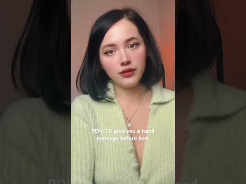 Hands massage with a cream #asmr #asmrsounds #massage