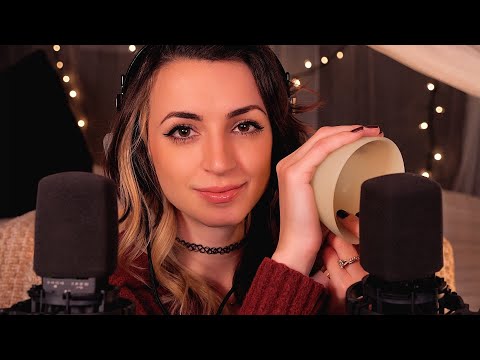 Binaural ASMR | Calm & Cozy Triggers for a Deep Sleep (Whispered)