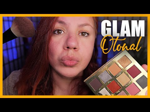 🌙 ASMR Español Maquillaje GLAMOROSO de Otoño | Doing Your Makeup [SUB]