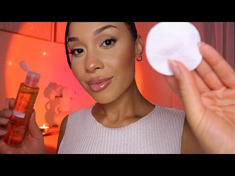 ASMR 🧸🍁 Cozy Night Spa Facial | Relaxing Personal Attention Roleplay For Sleep With Layered Sounds