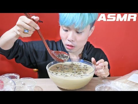 Bowl of Bubble Tea w/ Tapioca Pearls! (Mukbang)