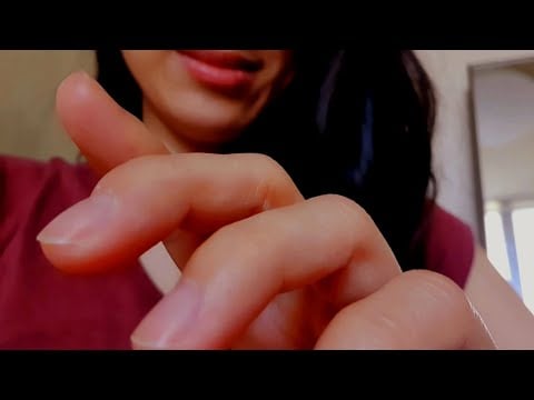 ASMR Tickling Camera Lens Tapping 💗 face touching, nail tapping, nail on nail, fast aggressive
