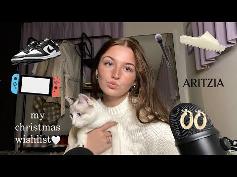 asmr | my christmas wishlist 2021