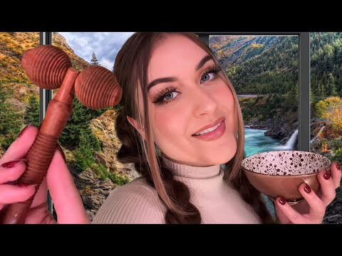 ASMR deutsch XXL Verwöhnprogramm im Berg Spa⛰ Facial Spa, Scalp Check, Oil Massage Wellness Roleplay