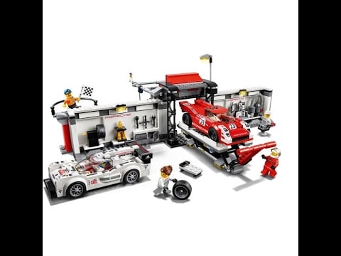 LEGO Speed Champions Porsche 919 Hybrid and 917K Pit Lane Review