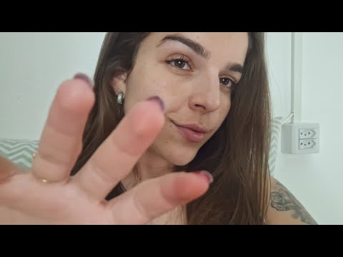 ASMR caseirinho| tapping na tela w/ sons de boca