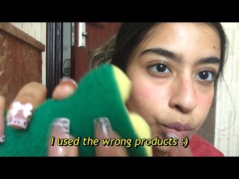 Doing your Makeup With Wrong Products | ASMR (layered sounds)