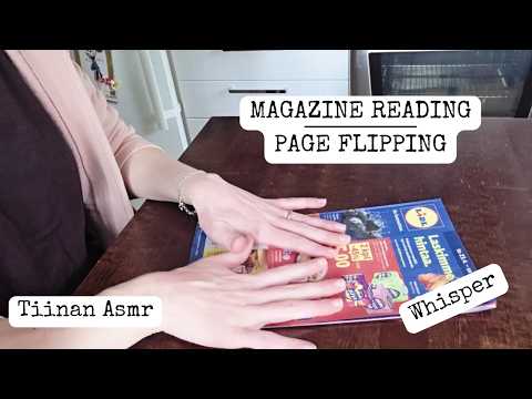 ASMR  🇺🇸 Lidl American Week – Reading a Grocery Magazine | Whisper with accent