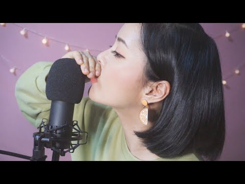 [한국어 ASMR] 새로운 마이크🌟 입소리👄 마이크 브러슁, 노래부르기 New Mic! Mouth Sounds, Mic Brushing, Singing Softly