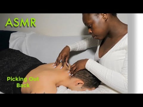 ASMR Picking Out Back | Neck Massage