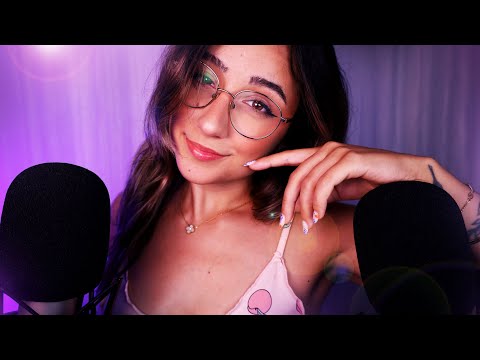 ASMR | Ear-to-Ear Whispers with Intentional Mouth Sounds ❤️