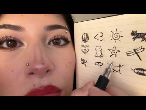 asmr tattoo roleplay (but it's up close & personal)