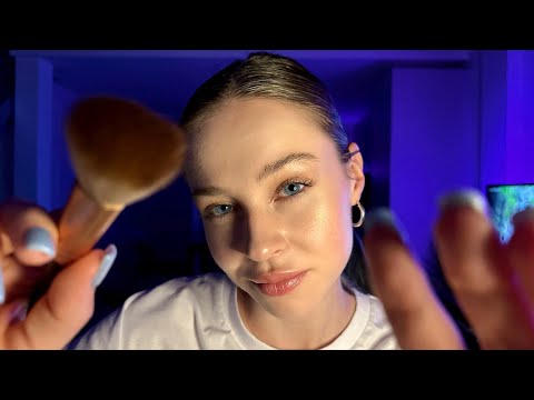 Touching You Until You Fall Asleep ASMR 💤 | Hair Play, Face Brushing & Touching, Head Massage