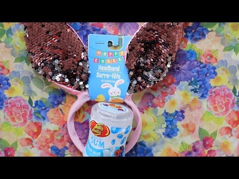 Sequin Pink Bunny Ears ASMR Chewing Gum