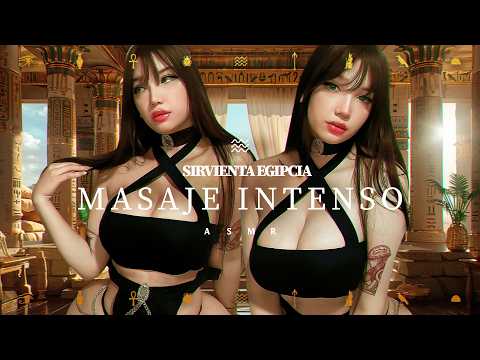ASMR sacerdotisa egipcia te ayuda a dormir ROLEPLAY 😳 BESOS, SPIT PAINTING y MOUTH SOUNDS
