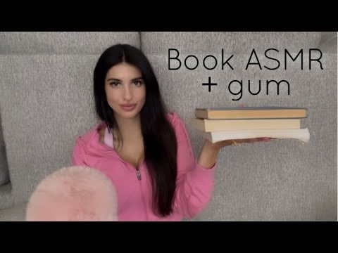 ASMR gum & vintage novels😌🍬📚