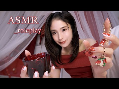 ASMR｜自然な聞き取れない囁き💬何気ない日常ロールプレイ｜隣でごろごろ作業｜ゲーム独り言｜iPadに書く音｜roleplay｜inaudible whispering ｜relaxing｜sleep