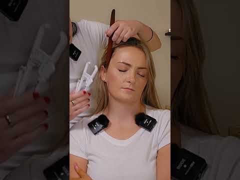 ASMR Hair and Scalp Inspection to Make her Tingle #asmr #asmrvideo #asmrdoctor #asmrexam