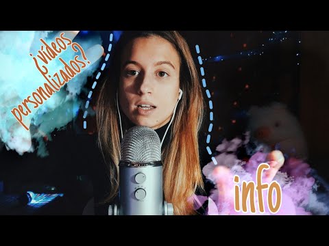 📢 Pau ASMR || Vídeo informativo || Vídeos personalizados || Donaciones   ||Sorteo ||| ASMR Objetos 📢