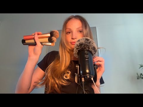 ASMR Ring Sounds and Brush Rolling (your favorite trigger)