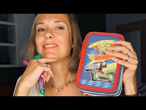 Asmr ita Softspoken Roleplay “Entra nella mia cartoleria rilassante!” #backtoschool #triggers