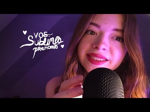 ~ ASMR ~ Vos sublimes prénoms p.2 💌 (whispering your names)