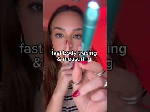 tracing your whole body #fastasmr #fastandaggressiveasmr #asmr #asmrsounds #tingles #lighttriggers