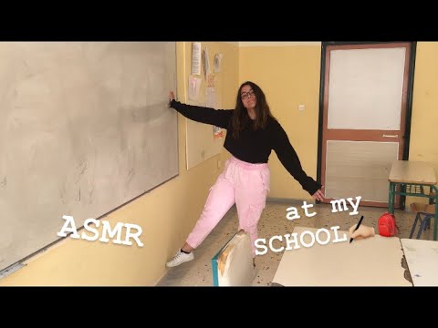 ASMR AT MY SCHOOL✍🏼🎒