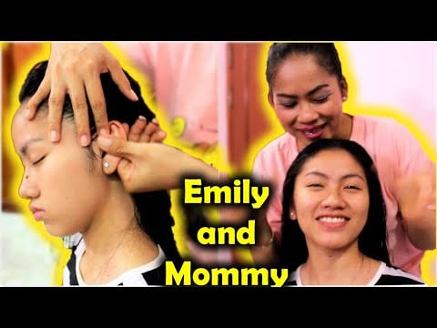 Relaxing Shampoo Head Massage by Mother - Happy Valentine's Day