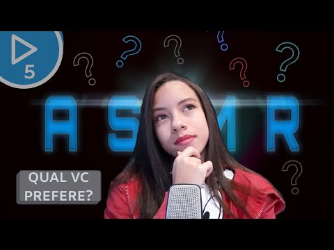 (ASMR PORTUGUÊS)TAG QUAL VOCÊ PREFERE?| Soft Spoken/Voz suave