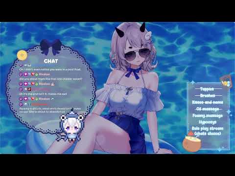 [ASMR Stream] Summer-y menu! Pool party