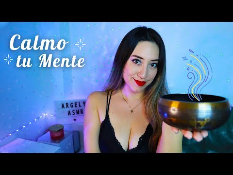 ASMR CALMO tu mente antes de DORMIR 🌙 Energía POSITIVA y elimino tus malas ENERGÍAS ASMR en ESPAÑOL