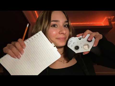 ASMR whispered rambling & random triggers!