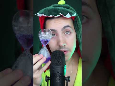ASMR COM UMA AMPULHETA! ⏳ #shorts