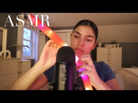 ASMR Exploring new triggers + bringing back some favorites! (Repeating words, popping sounds, etc.)