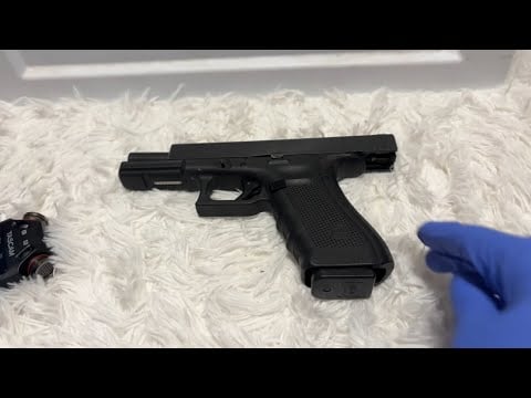 ASMR No Talking Glove and Glock Sounds, tapping, hand sounds, etc. (ノωヽ)