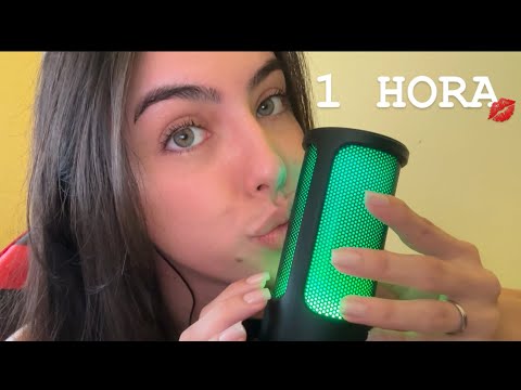 ASMR- 1 HORA DE SONS DE BOCA! (bem pertinho do mic)