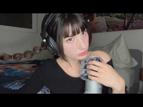 ASMR ᛝ 日本語 onomatopoeia + soothing hand sounds & soft whispers