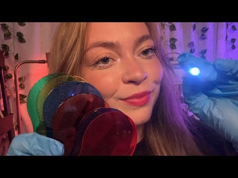 ASMR Detailed Cranial Nerve Exam (1 hour medical role-play)